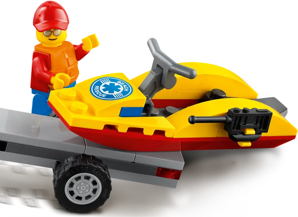 Конструктор LEGO City 60286 Пляжный спасательный вездеход - фото №13