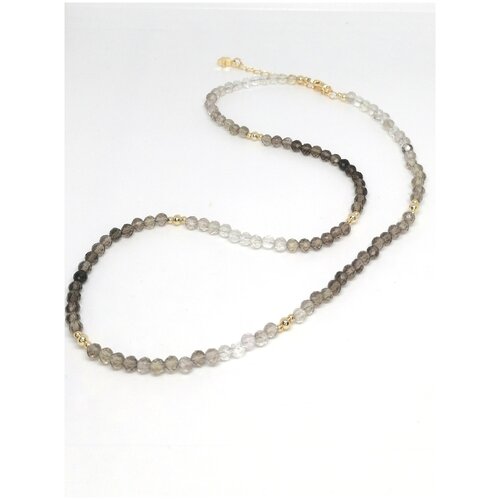 Бусы раухтопаз натуральный 4 мм