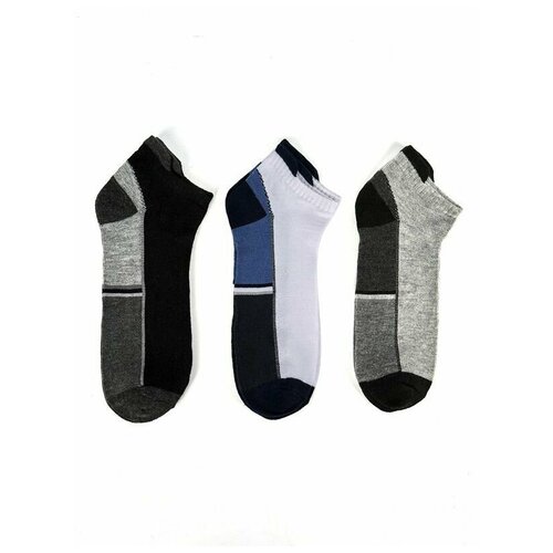 фото Комплект носков мужских pesail, с принтом, размер 42-46, 3 пары