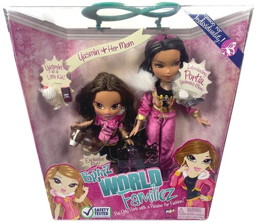 Куклы Братц Ясмин и Портиа (мама) из серии Семьи мира 2008 Bratz World Familiez Yasmin and Portia (mom)