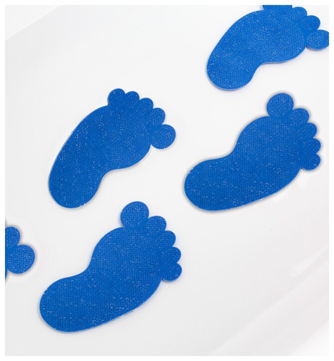 Everyday Baby Коврик для ванной с индикатором температуры, синий - фото №3