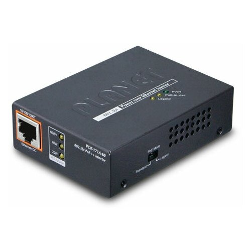 Коммутатор PLANET POE-171A-60 black адаптер planet poe 171a 95