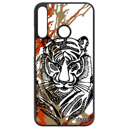 фото Чехол для телефона p40 lite e, "тигр" африка хищник utaupia