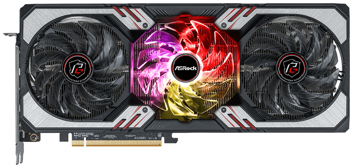 Видеокарта ASRock Radeon RX 6700 XT Phantom Gaming D 12GB OC (RX6700XT PGD 12GO), Retail