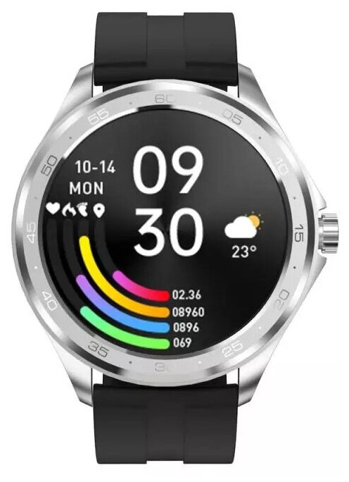 Умные часы Rapture smart F10 серебро+черный