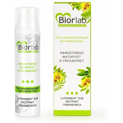 Суперматирующий гель для жирной кожи BiorLab - 50 гр