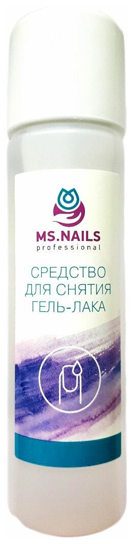 Ms.Nails Жидкость для снятия гель-лака 150 мл