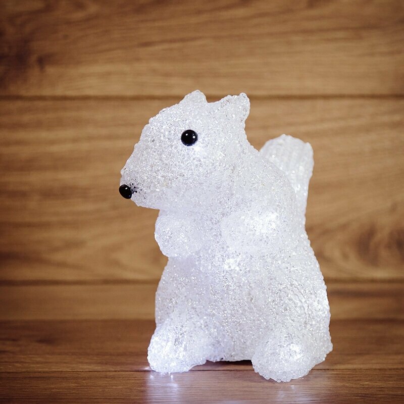 Фигура акриловая "Белка" 18см 12LED 4.5В (3 батарейки AAA в компл. не входят) IP23 513-341 Neon-Night - фото №4