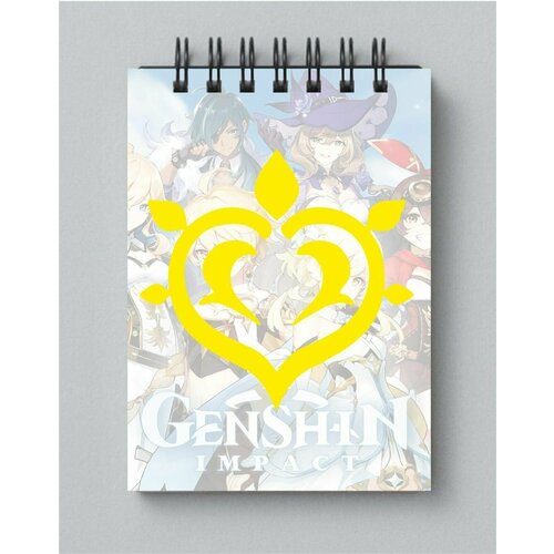 Блокнот стихия Геншин Импакт - Genshin Impact № 31