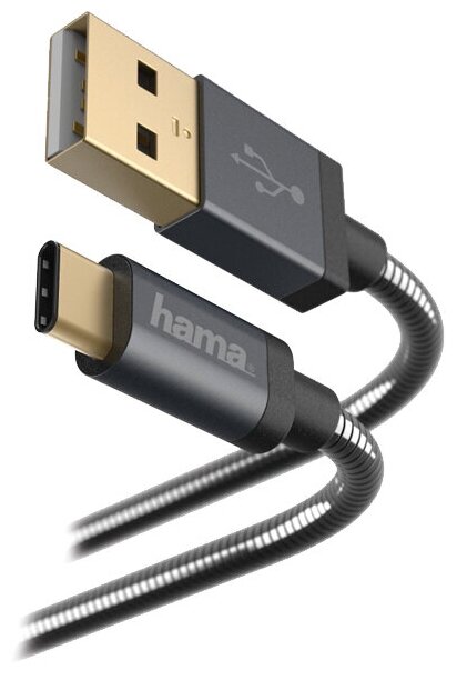 Кабель Hama USB (m)-USB Type-C (m) 1.5м (00173636)