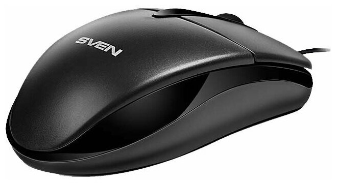 Мышь SVEN RX-112 Black PS/2, чёрный - фото №3