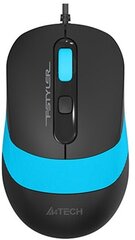 Мышь A4TECH Fstyler FM10 черный/синий оптическая USB