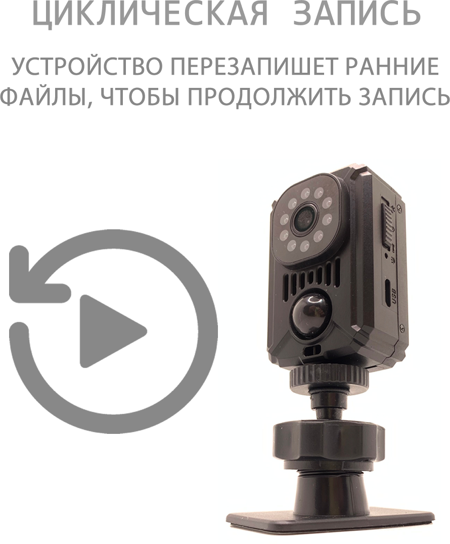 Камера MD-31/Нагрудный видеорегистратор/Видеорегистратор нательный