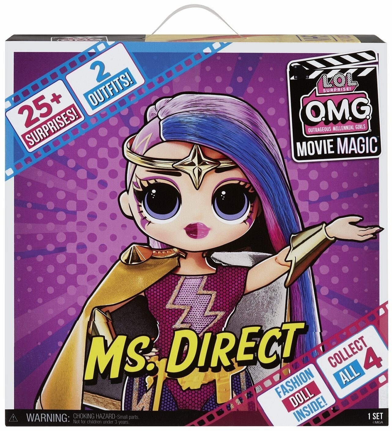 L.O.L. Surprise! Кукла OMG Movie Magic Doll Ms Direct