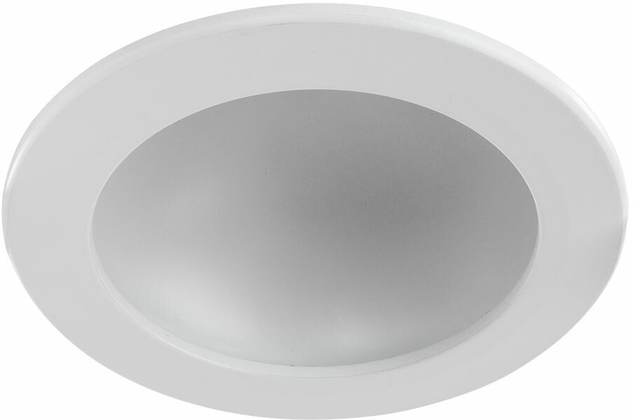 Светильник Arte Lamp Riflessione A7012PL-1WH, LED, 12 Вт, 3000, теплый белый, цвет арматуры: белый, цвет плафона: белый