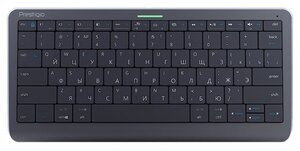 Беспроводная клавиатура Prestigio Click&Touch серый