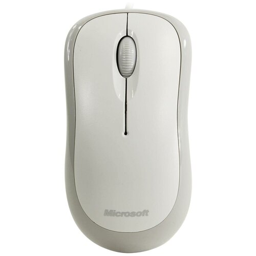 Мышь проводная Microsoft Basic Optical Mouse White USB