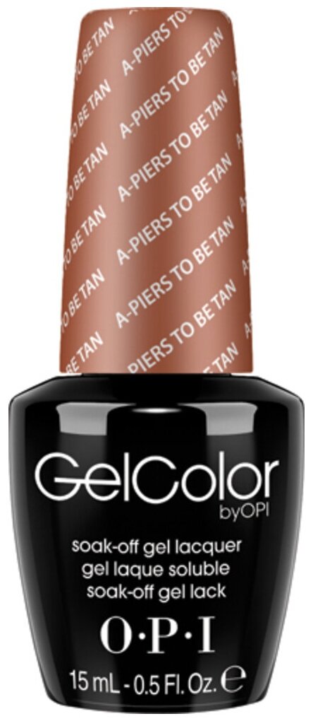 Opi, gelcolor, Гель-лак, a-piers to be tan, 15 мл