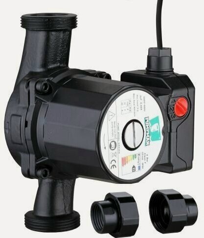 Изображение товара Циркуляционный насос TRS25/4-130 PUMPMAN (Pmax-85Вт, Hmax-4м, Qmax-42л/мин,130мм, с гайками и кабелем)