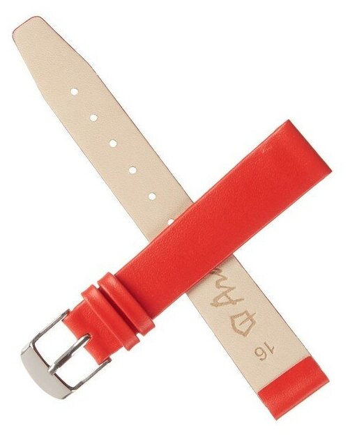 фото Ardi Ремешок для часов, женский, 16 мм, натуральная кожа, красный