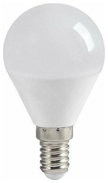 Светодиодная лампа IEK ECO 5W эквивалент 40W 4000K 450Лм Е14 шар