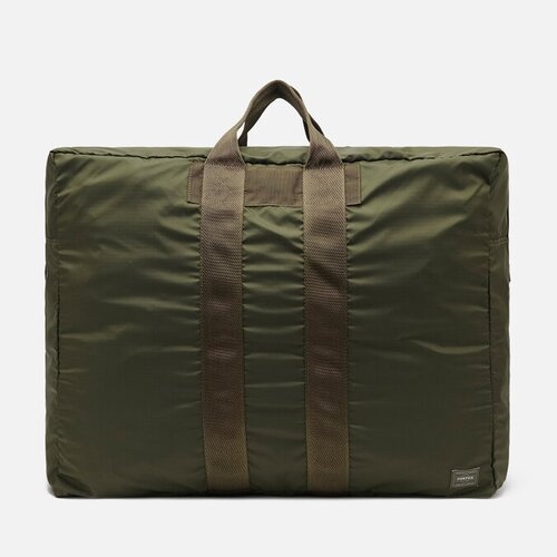 Дорожная сумка Porter-Yoshida and Co Flex 2-Way Duffle L оливковый, Размер ONE SIZE