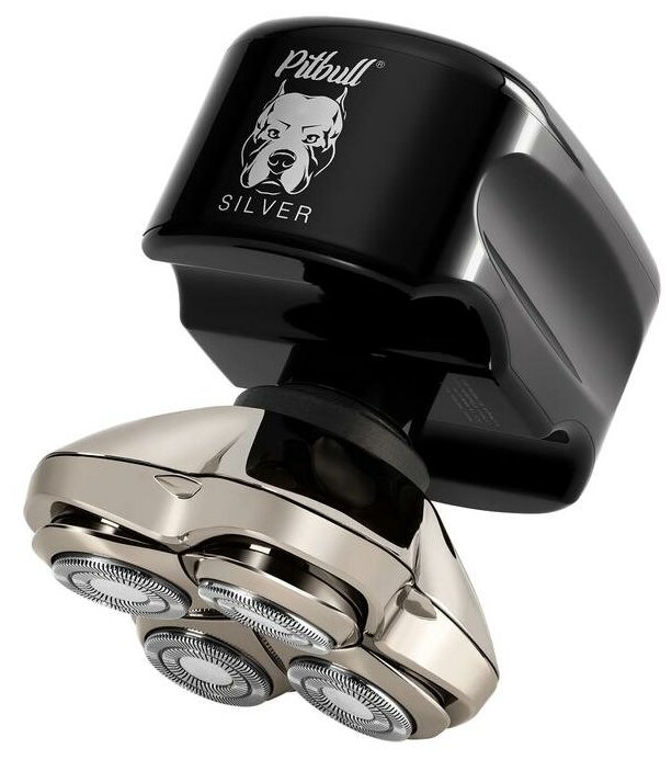 Электробритва Skull Shaver Pitbull Silver PRO, silver