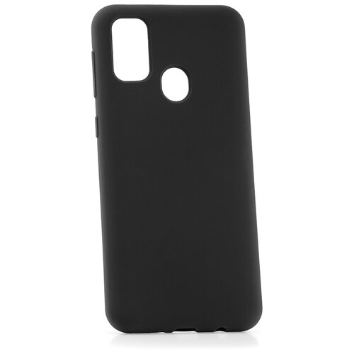 фото Чехол на samsung galaxy m30s kruche silicone plain black кruче,кruче