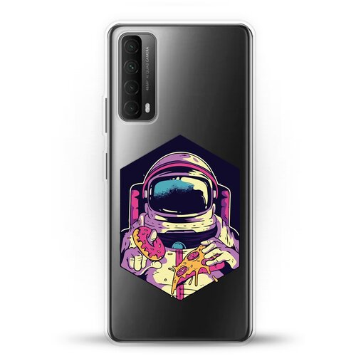 фото Силиконовый чехол еда астронавта на huawei p smart 2021 andy & paul