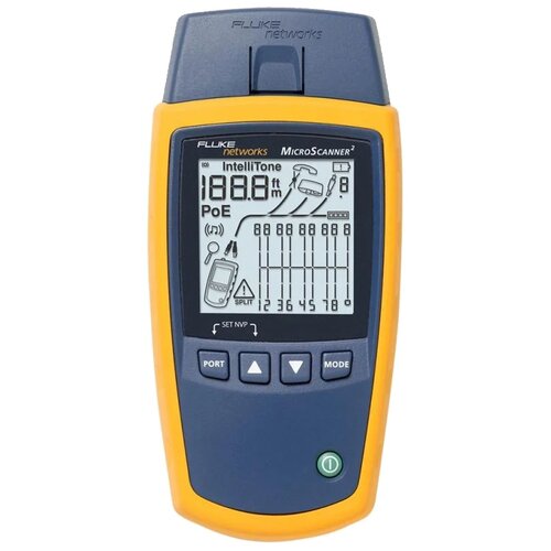 Кабельный тестер цифровой FLUKE MS2-100 тестер электроустановок fluke 1662