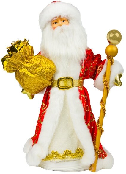 Декоративная упаковка для новогодних подарков "Дед Мороз-миниатюра 12" на 300 г арт. NC16-264A