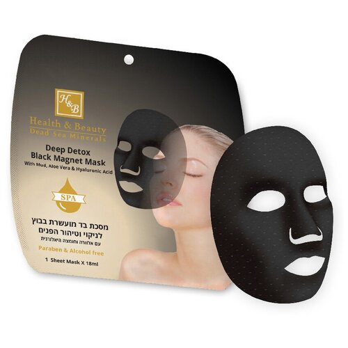 Health Beauty Тканевая магнитная маска Deep Detox Black Magnet Mask 25 г 18 мл 230₽