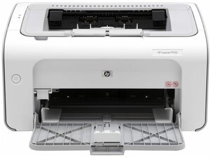 Принтер лазерный HP LaserJet Pro P1102, ч/б, A4, белый