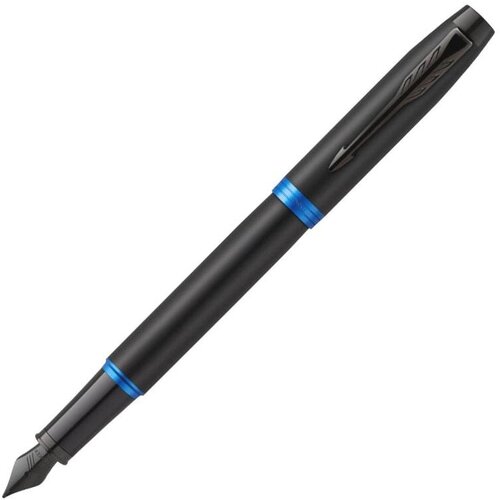 ручка роллер im professionals marine blue черно синяя подар уп 2172860 Ручка перьевая Parker Im Professionals Marine Blue, 1.0мм, черно-синяя, подар/уп 2172859