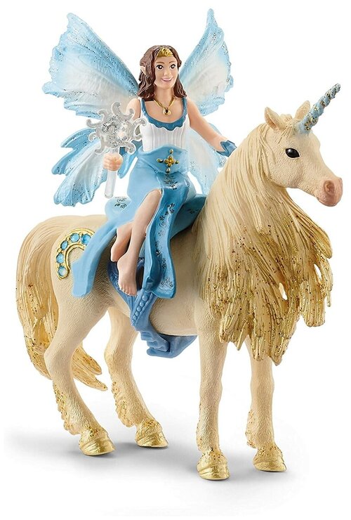 Игровой набор Schleich Айела на золотом единороге 42508