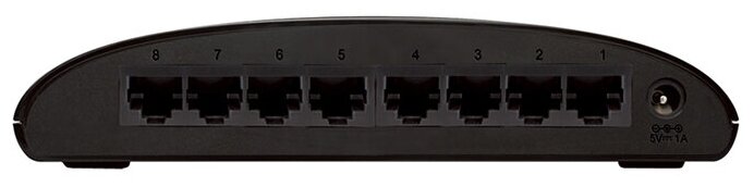 D-Link DES-1008D/L2B Неуправляемый коммутатор с 8 портами 10/100Base-TX