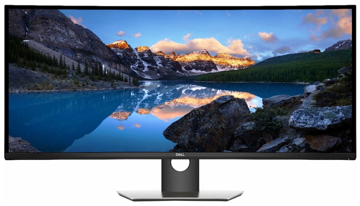 Монитор Dell 37.5" UltraSharp U3818DW черный IPS LED 5ms 16:9 HDMI матовая HAS Pivot 300cd 178гр/178