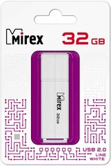 Флешка USB Flash Drive MIREX LINE WHITE 32GB