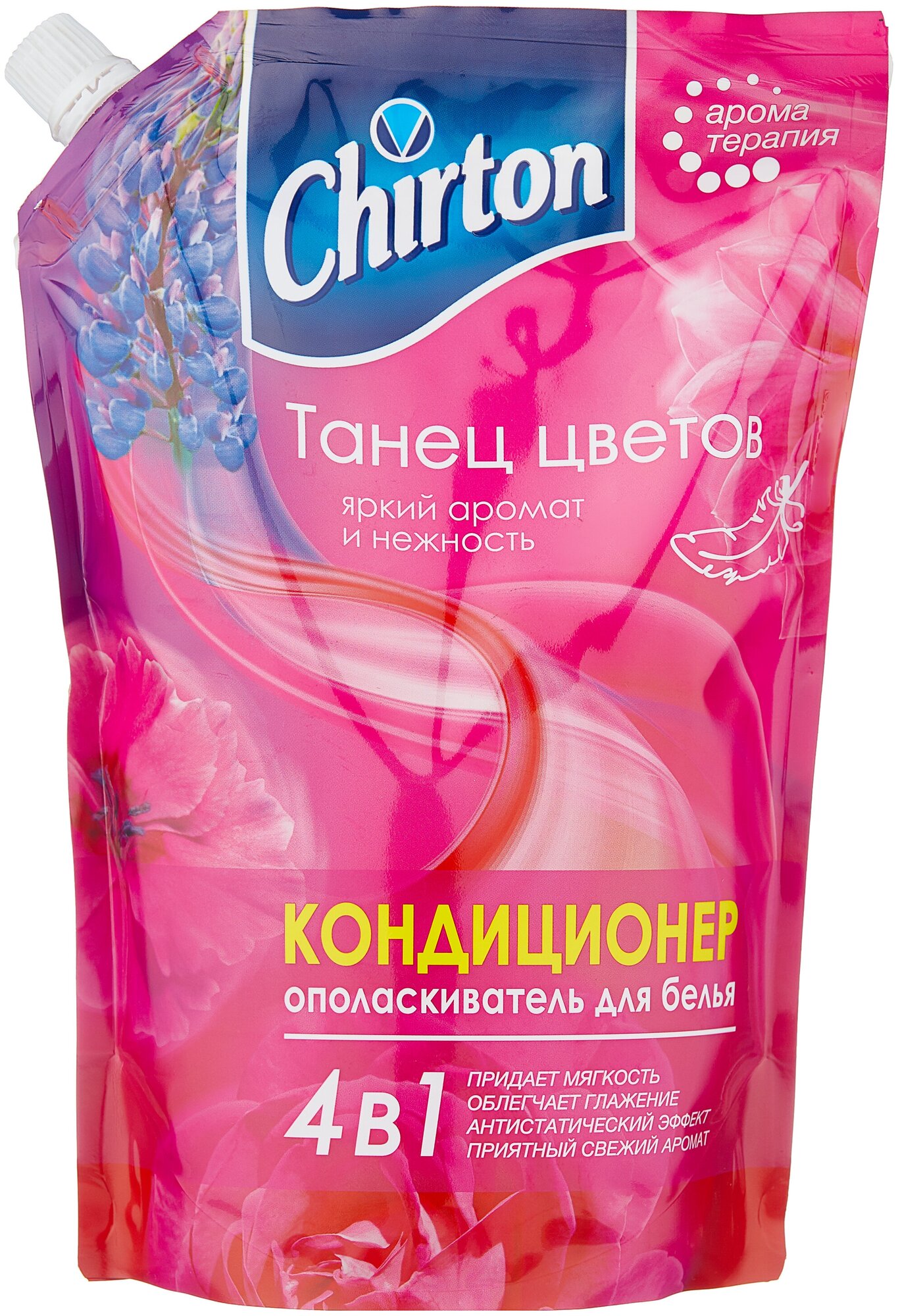 Кондиционер ополаскиватель для белья Танец цветов Chirton 0.75 л пакет