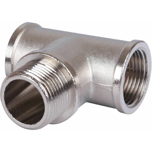 Тройник STOUT ВНВ 3/4 x 3/4 x 3/4 никелированная латунь SFT-0065-343434 GENERAL FITTINGS