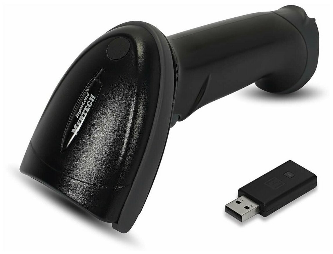 Беспроводной сканер штрих кода MERTECH CL-2210 BLE Dongle P2D USB Black