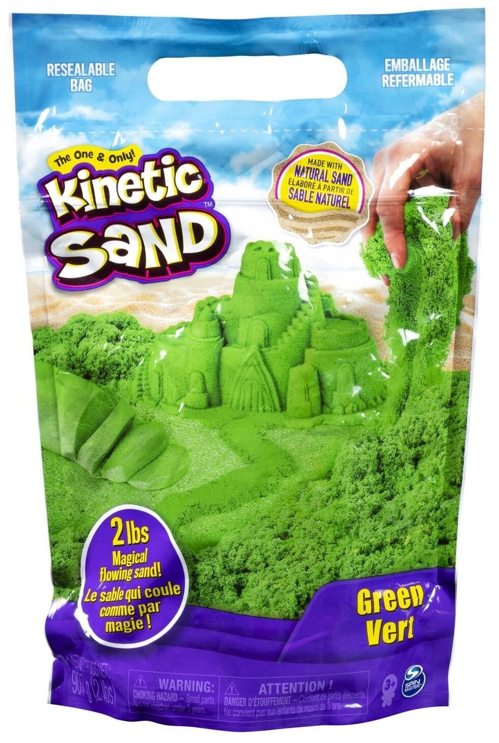 Кинетический песок Kinetic Sand большой (6047182/6047183/6047184/6047185)