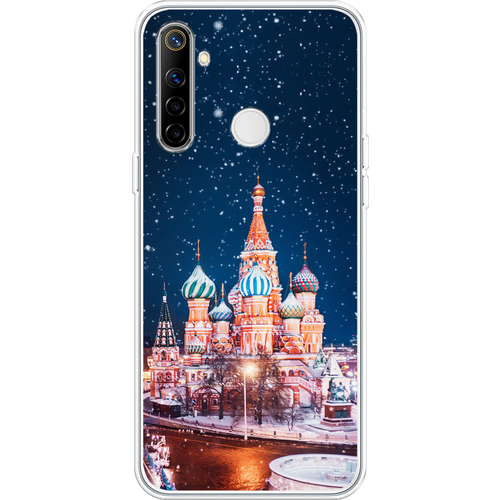 Силиконовый чехол на Realme 6i / Реалми 6i Москва 1 силиконовый чехол на realme 6i реалми 6i кот манул 1