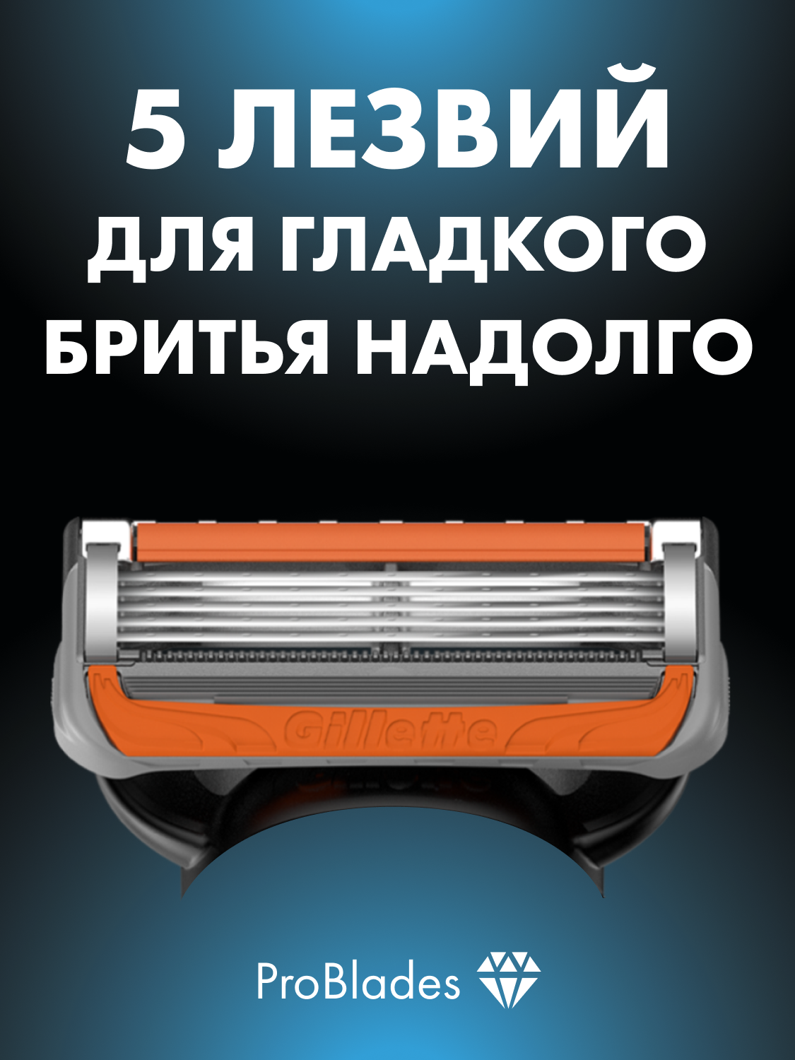 Подарочный мужской набор Gillette, бритва Gillette Proglide Power и дорожная косметичка — фото 1