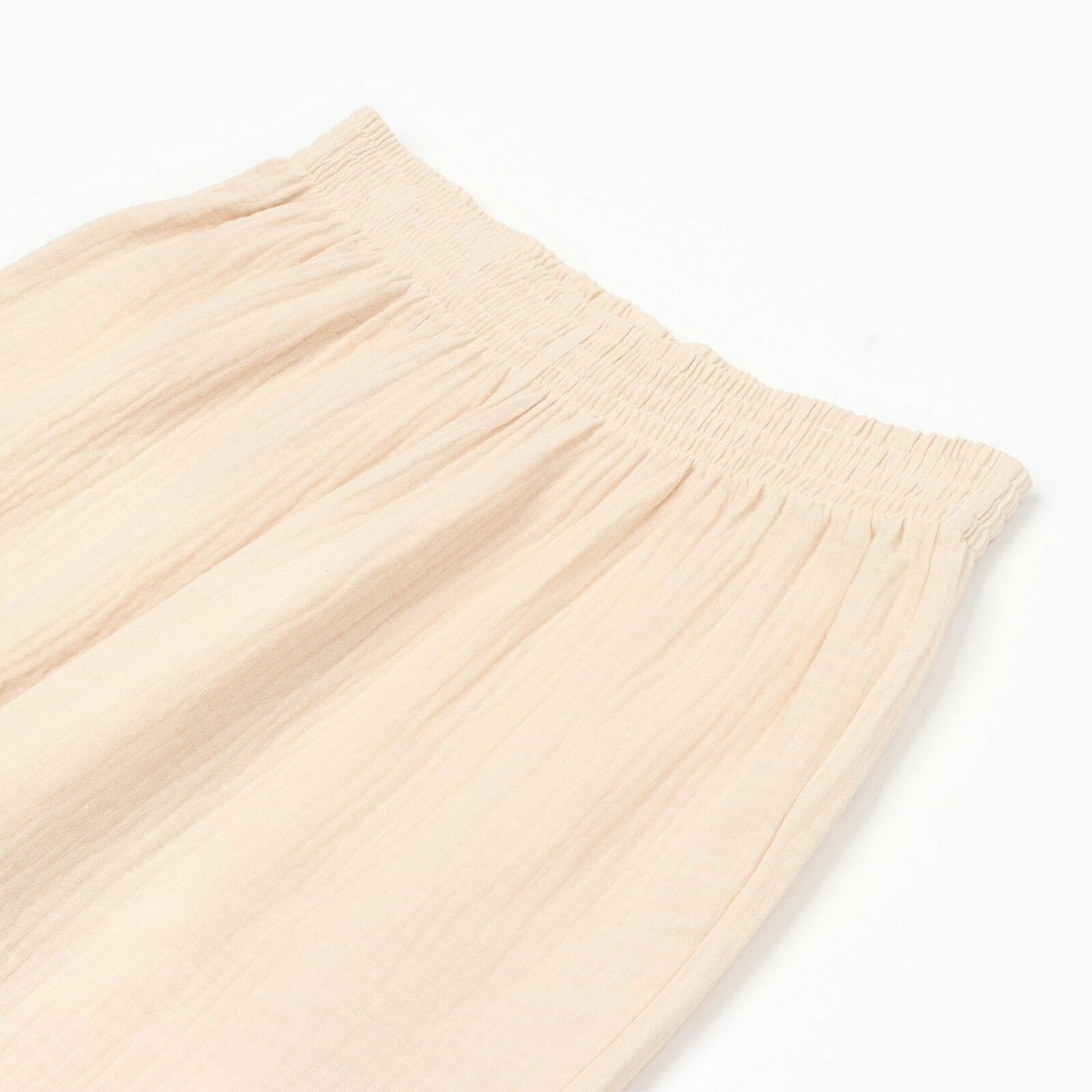 Комплект женский (рубашка, брюки) KAFTAN "Basic" р. 40-42, молочный - фотография № 5