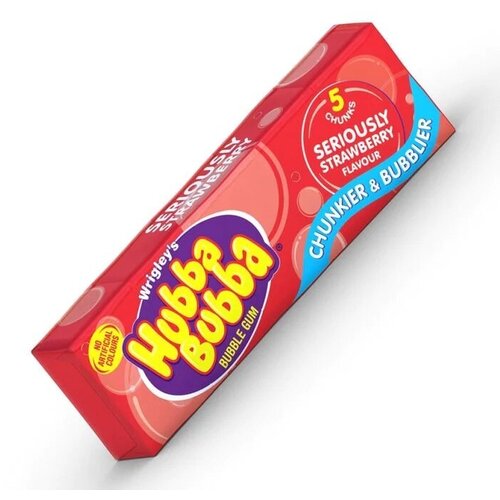 Жевательная резинка Вриглейс Хубба-Бубба Клубника / Wrigley's Hubba Bubba Strawberry 35гр (Германия)