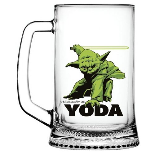 фото Дисней кружка "ладья" 500 мл "star wars yoda" stor