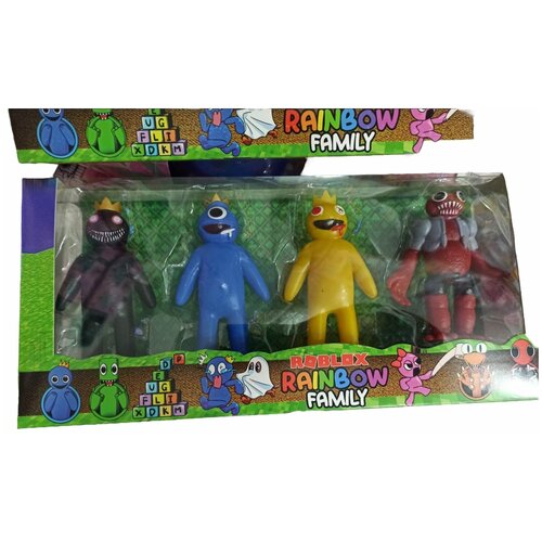 Набор фигурок радужные друзья Roblox 4 шт по 12 см rainbow friends roblox game surrounding roblox rainbow friends set of 12 collectible figure