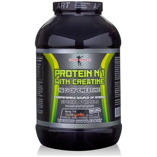 Протеин Junior Athlete Protein № 1 with Creatine, 1600 гр., шоколад