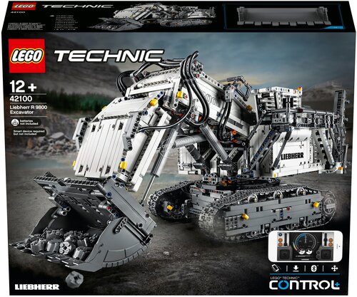 Конструктор LEGO Technic 42100 Экскаватор Liebherr R 9800, 4108 дет.